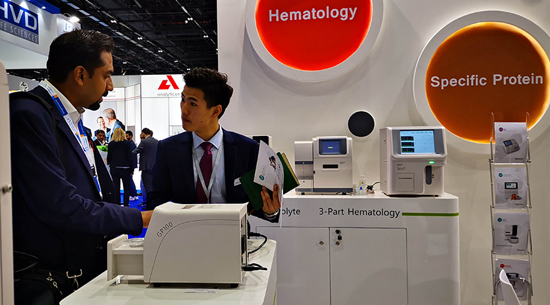 When Medlab M.E. meets Spring Festival (Genrui shines in Dubai at Medlab Middle East 2019)