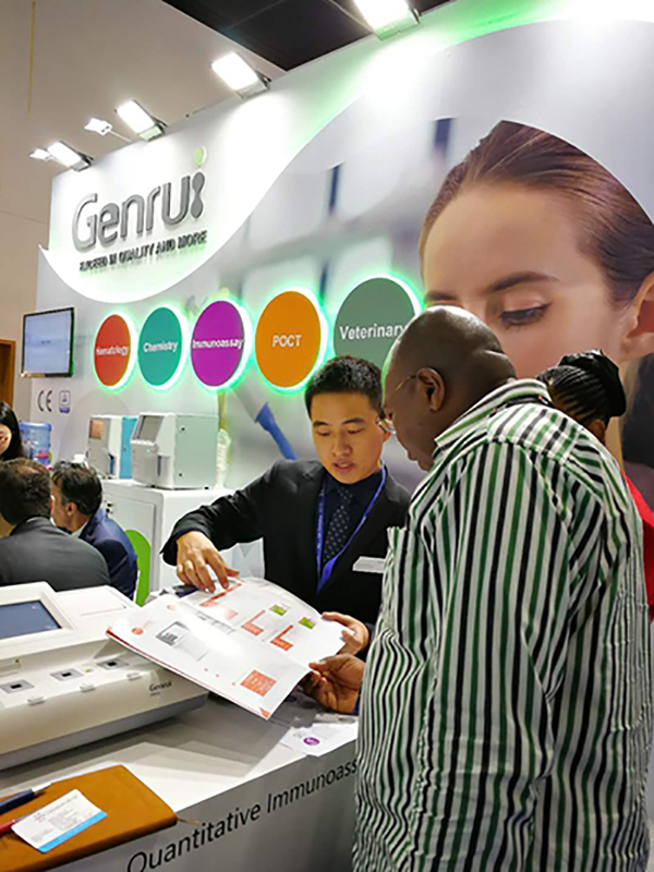 Genrui Showcased At Medlab Middle East 2018