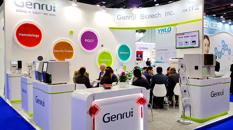 When Medlab M.E. meets Spring Festival (Genrui shines in Dubai at Medlab Middle East 2019)